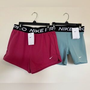Nike Pro Sweatshorts & Biker Shorts - Athletic Leisure Bundle Girls Large NWT